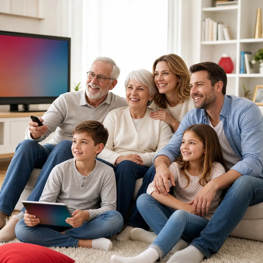 Family-friendly entertainment at home